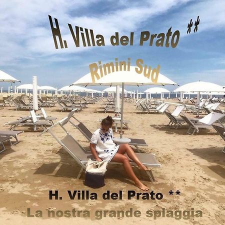 Hotel Villa Del Prato Cucina Romagnola E Possibilita Pacchetto Spiaggia Bellariva Di Rimini Exterior foto